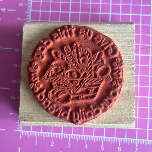 Stamps Wood Lot of 4 Religious - Picture 8 of 8